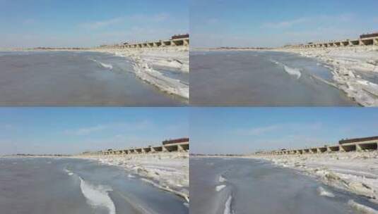 海冰自然灾害高清在线视频素材下载