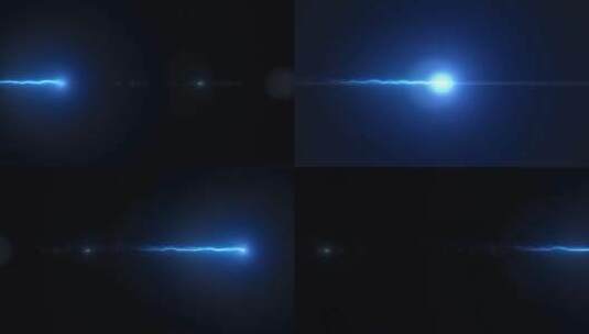 蓝色线条灯光粒子精灵描边动画飞舞叠加04高清在线视频素材下载