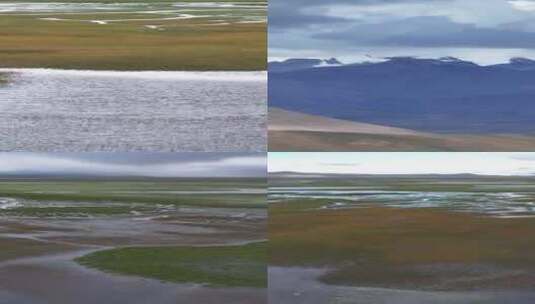 高清竖屏航拍西藏日喀则仲巴县春色合集高清在线视频素材下载