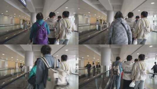 香港国际机场航站楼内场景高清在线视频素材下载