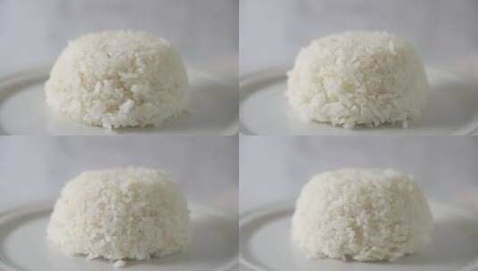 一份白米饭高清在线视频素材下载