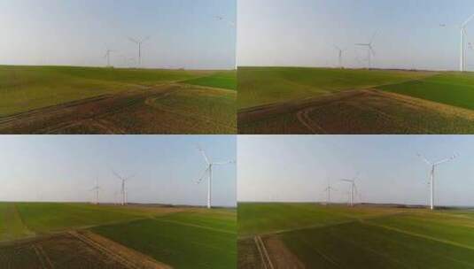 风力发电机高清在线视频素材下载