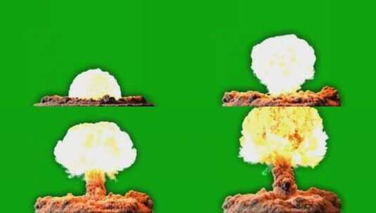 原子弹爆炸高清在线视频素材下载