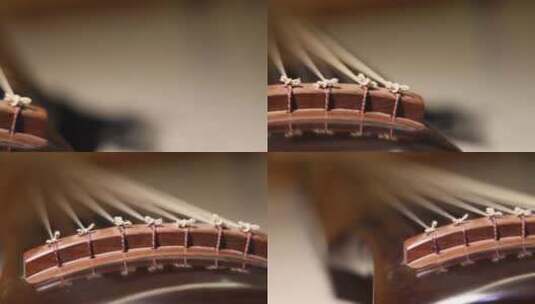 中国传统乐器：古琴高清在线视频素材下载