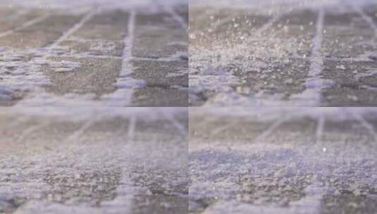 道路洒除冰剂高清在线视频素材下载