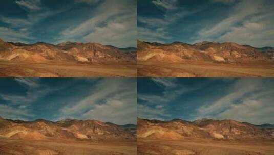 纹理，死亡谷，美国，沙漠高清在线视频素材下载