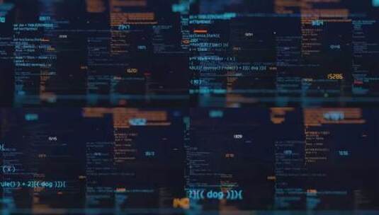 程序代码背景电脑网络编程智慧数字化信息化高清在线视频素材下载