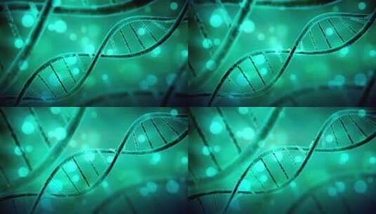 DNA分子，双螺旋链高清在线视频素材下载