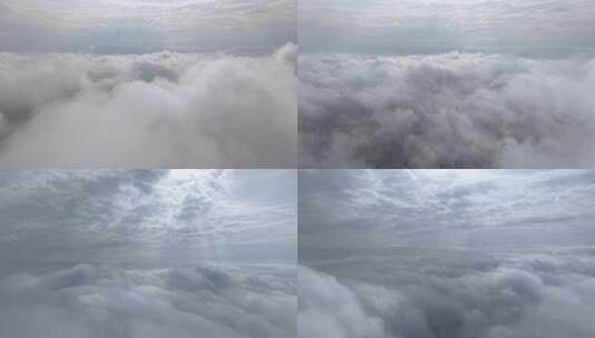 高空俯瞰云海景观高清在线视频素材下载