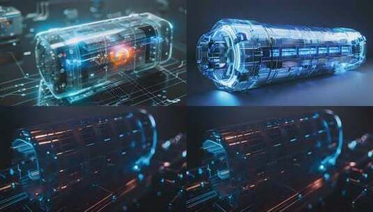 氢能源燃料电池 新能源汽车 清洁环保能源高清在线视频素材下载