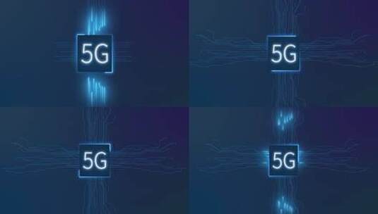 5G科技 3科技包装 终端 分类高清AE视频素材下载