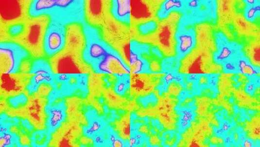 颜色混合、气候气流或热成像仪背景3d渲染高清在线视频素材下载