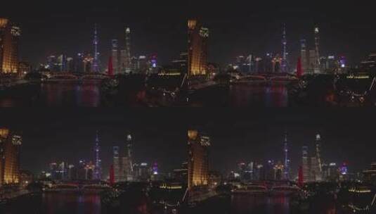 【4K-dlog】上海陆家嘴外滩四件套全景航拍高清在线视频素材下载
