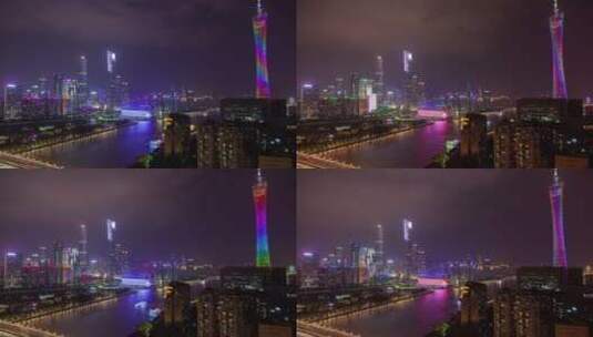 广州城市景观高清在线视频素材下载