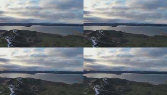 鸟瞰冰岛国家公园景观高清在线视频素材下载