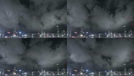城市之夜延时拍摄景观高清在线视频素材下载