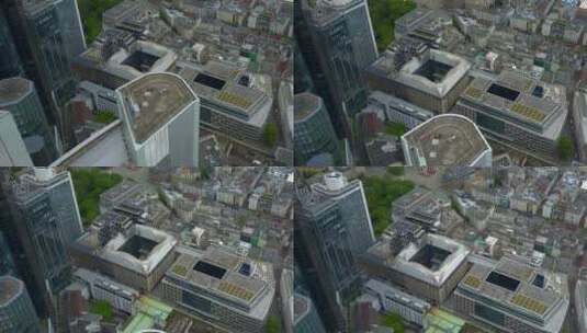 法兰克福城市的空中俯瞰高清在线视频素材下载