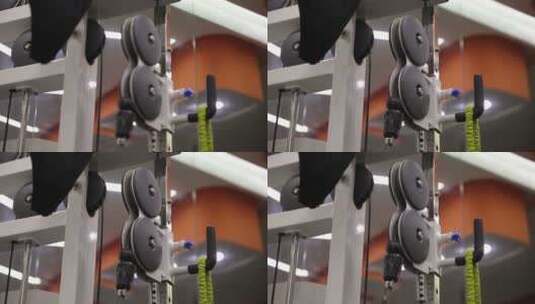 健身房复健器械高清在线视频素材下载
