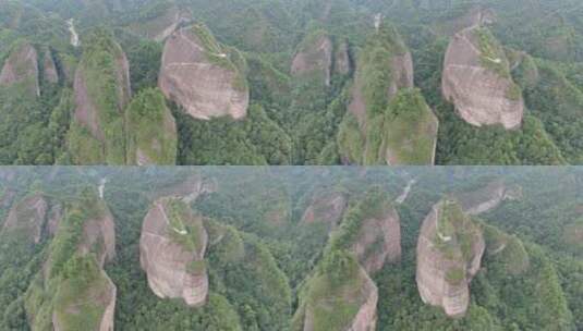 湖南怀化通道万佛山4A景区航拍高清在线视频素材下载