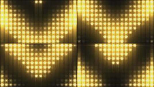 大屏灯光矩阵向下的黄色箭头滚动闪动舞蹈高清在线视频素材下载