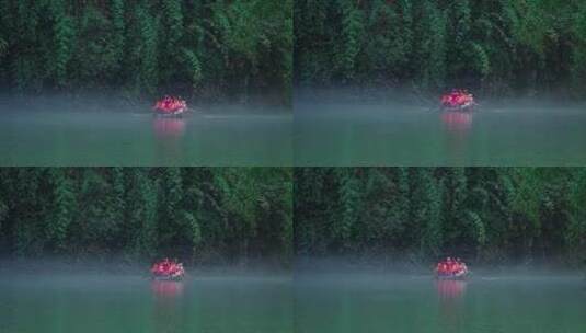 雾气蒸腾的河流高清在线视频素材下载