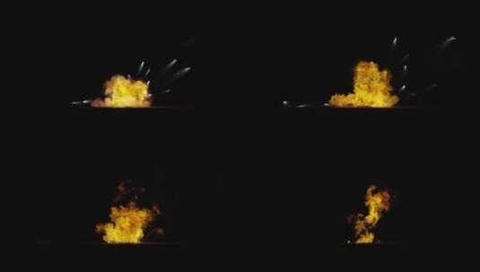 4k爆炸生成的多种火焰效果背景视频素材13高清在线视频素材下载