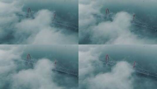 杭州之江大桥高清在线视频素材下载