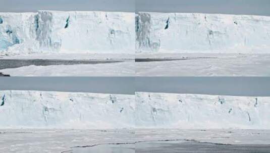 移动拍摄的冰山景观高清在线视频素材下载