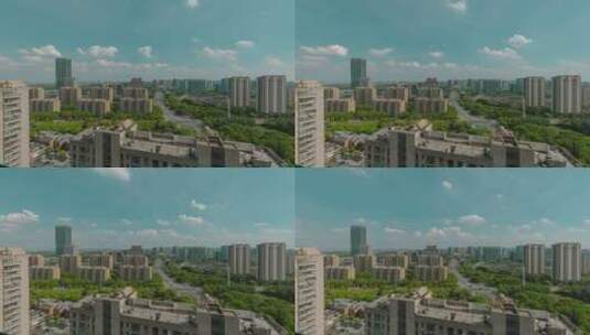 4K视频|上海嘉定城市风光高清在线视频素材下载