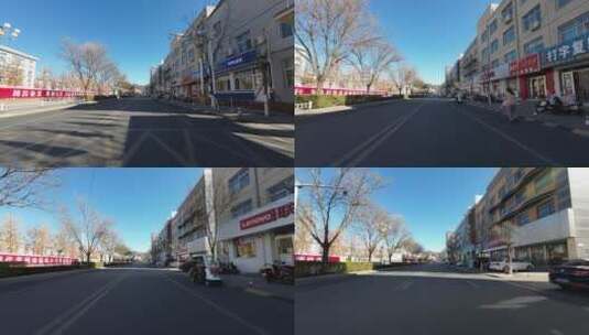 城市道路开车第一视角  记录仪视角高清在线视频素材下载