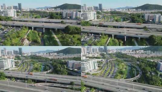深圳交通，立交桥高清在线视频素材下载