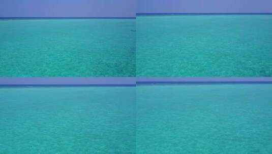 蔚蓝色海景航拍高清在线视频素材下载