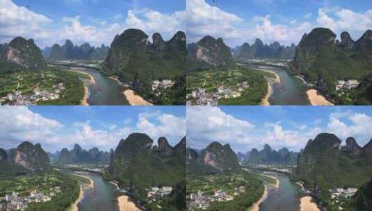 桂林漓江山水风景视频高清在线视频素材下载