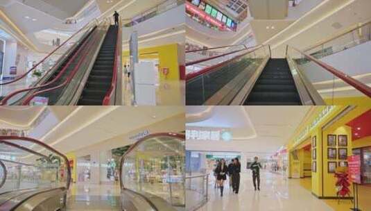 商场购物中心空镜高清在线视频素材下载