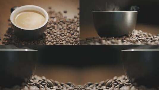 咖啡豆咖啡杯咖啡广告宣传片高清在线视频素材下载