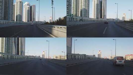 4k  高速公路自驾高清在线视频素材下载