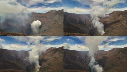 印尼Bromo火山延时摄影高清在线视频素材下载