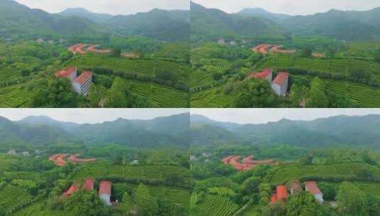 广东省梅州市雁南飞景区航拍高清在线视频素材下载