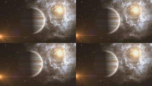太阳系（木星）高清在线视频素材下载