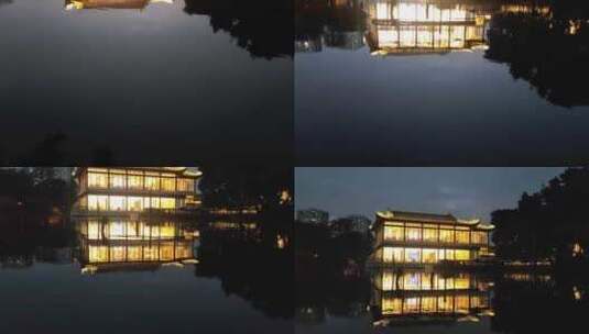 广州夜景荔湾湖_8K高清在线视频素材下载