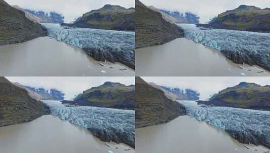 冰川航拍高清在线视频素材下载