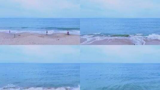 沙滩海浪高清在线视频素材下载