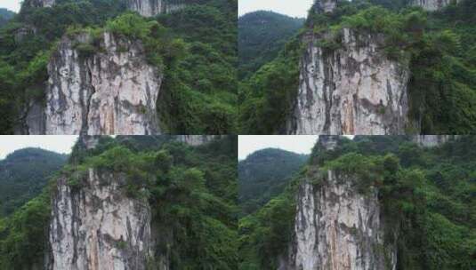 航拍湖北恩施森林山峰生态自然风景高清在线视频素材下载