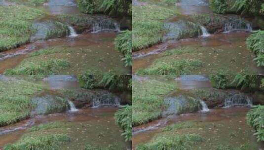 山涧流水水流流动高清在线视频素材下载