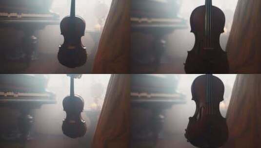 小提琴，摇摆，小提琴，钢琴高清在线视频素材下载