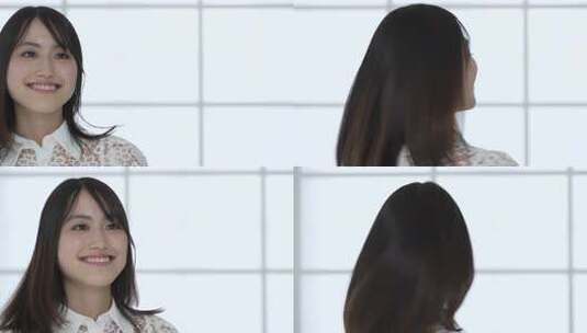 笑2回女性高清在线视频素材下载