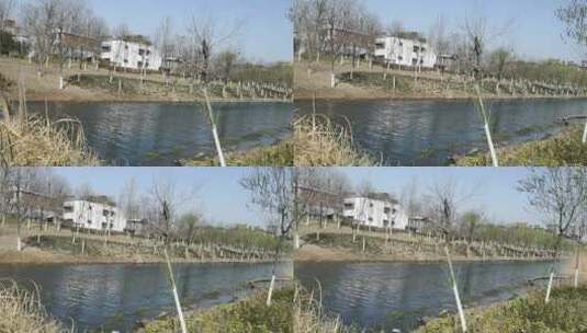 河边的白房子高清在线视频素材下载