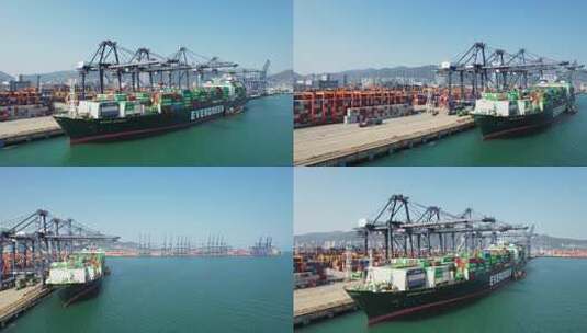 海洋经济航运 中国外贸出口高清在线视频素材下载