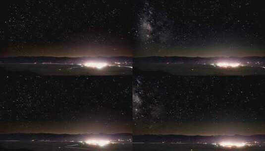 星星夜空延时高清在线视频素材下载