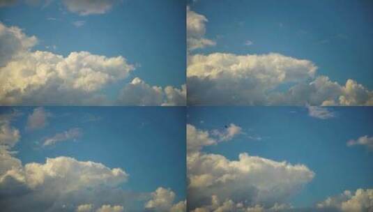 蓝天白云的延时高清在线视频素材下载